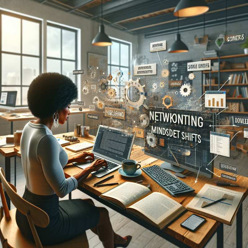 Networking Mindset Shifts: Image of people connecting and expanding their influence naturally.