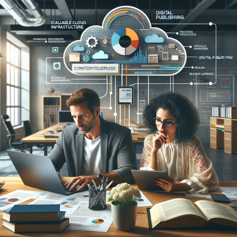 Scalable Cloud Infrastructure: Detailed image description incorporating the keyword naturally.