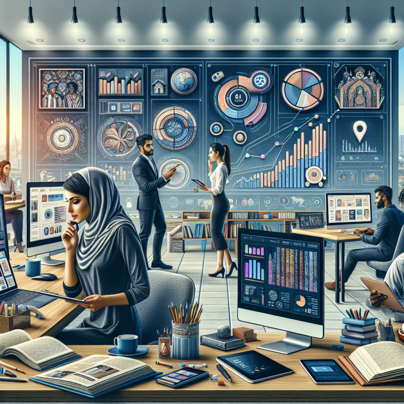 Automation Tools: A variety of digital tools displayed on a desktop illustrating how they streamline workflows.