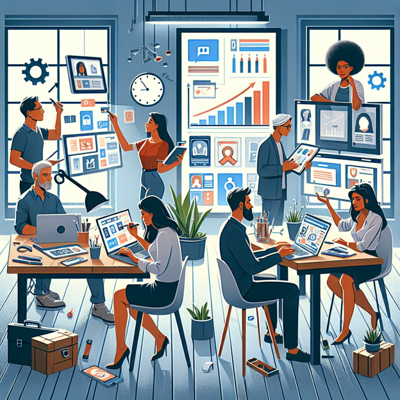 Online Community Engagement: Image depicting vibrant online community interaction.