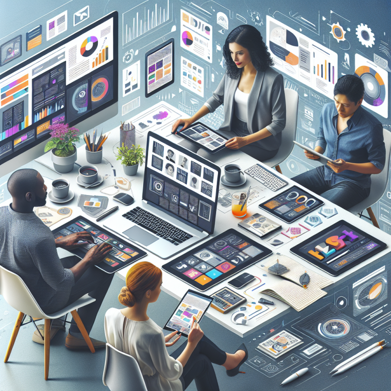 Scale Sponsored Content: Detailed image description incorporating the keyword naturally.