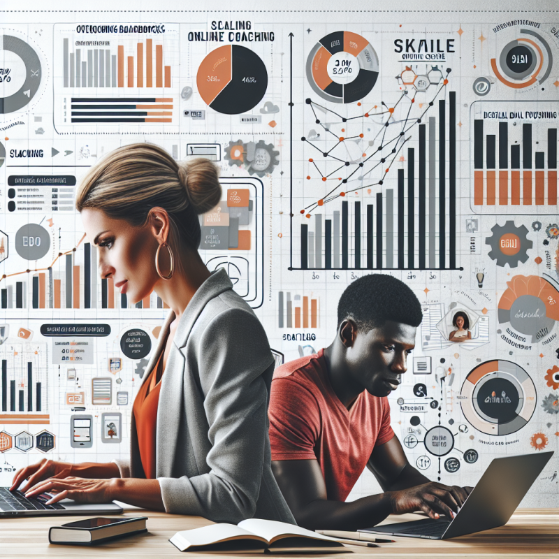 Scaling Online Coaching: Detailed image description incorporating the keyword naturally.