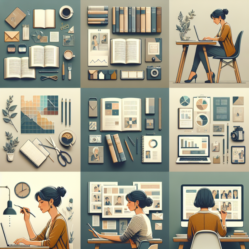 Adaptable Digital Entrepreneurs: Detailed image description incorporating the keyword naturally.