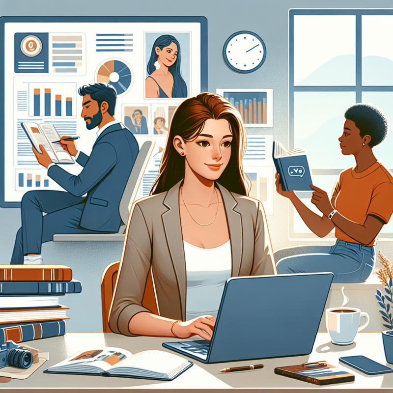 Continuous Learning Culture: Diverse workplace employees engaging in a learning activity.