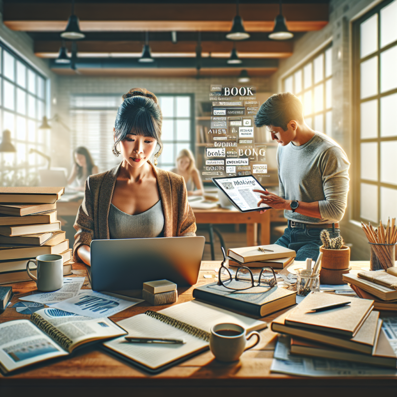 Impostor Syndrome Leadership: A leader standing confidently amidst a backdrop of self-doubt and internal challenges.
