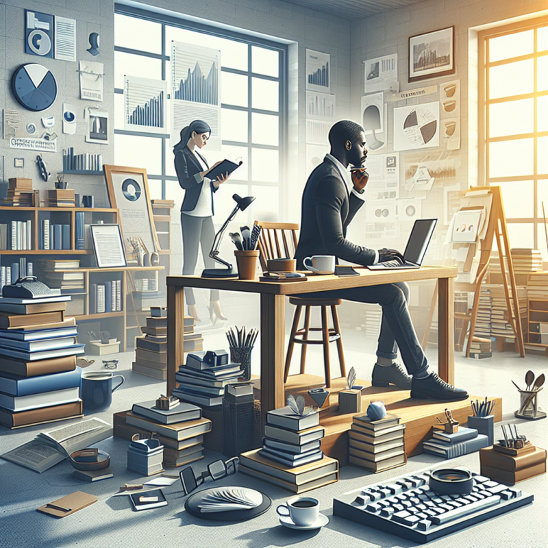 Scholarship Mindset: Image illustrating continuous learning through digital tools.