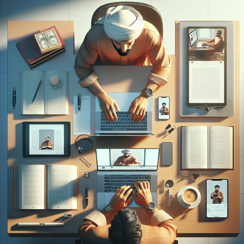 Servant Leadership in Teams: Illustration of a remote team collaborating effectively with servant leadership principles.