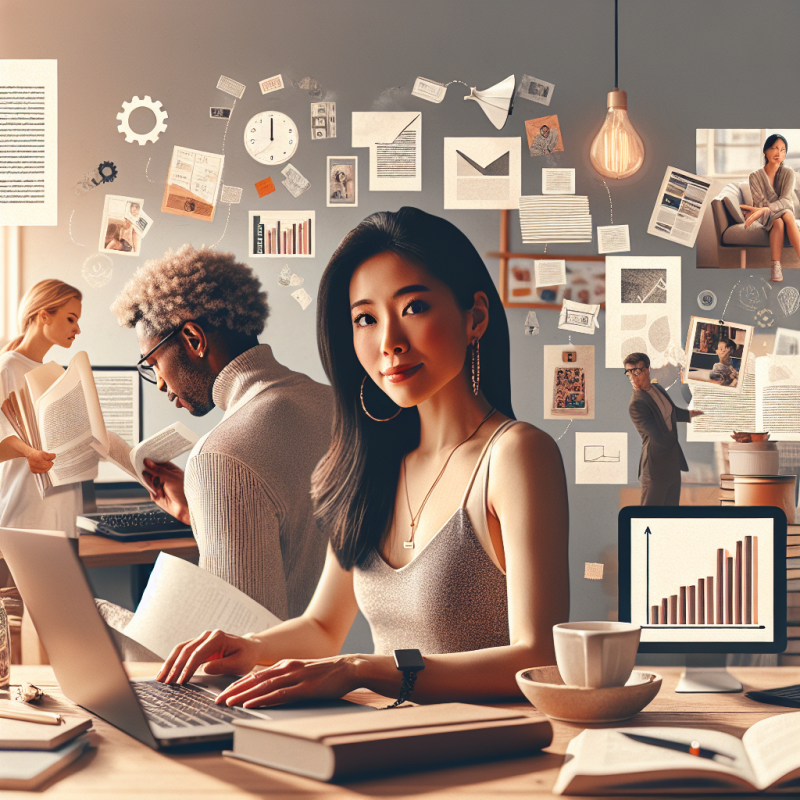 Strategic Patience Mindset: This image shows a person calmly planning goals on a calendar, illustrating a strategic mind.