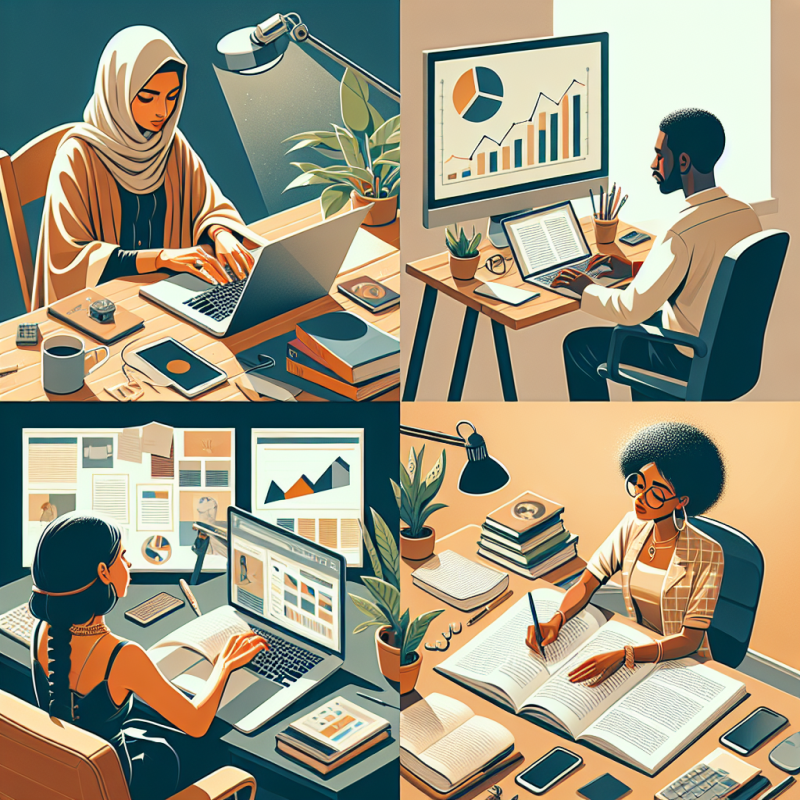 Goal Setting for Productivity: Detailed image description incorporating the keyword naturally.